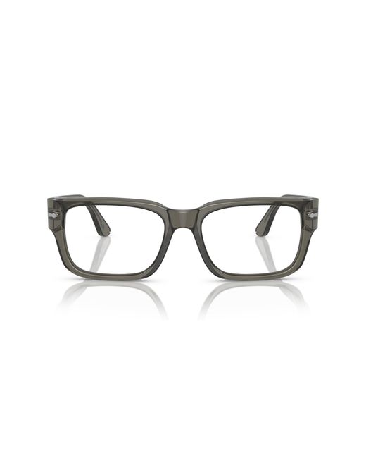 Persol Black Po3315V 1103 Optical Frames Acetate Transparent Squared Normal for men