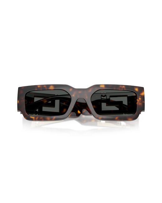 Versace Black Ve4506U 108/87 Sunglasses Injected Squared Normal for men