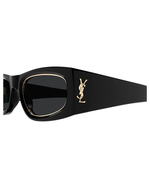 Saint Laurent Black Sl M140 Rim 001 Sunglasses Acetate Squared