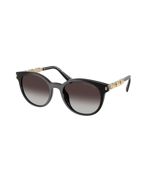 Michael Kors Black Mk2264U Pienza 30058G Sunglasses Injected Round Normal Shaded