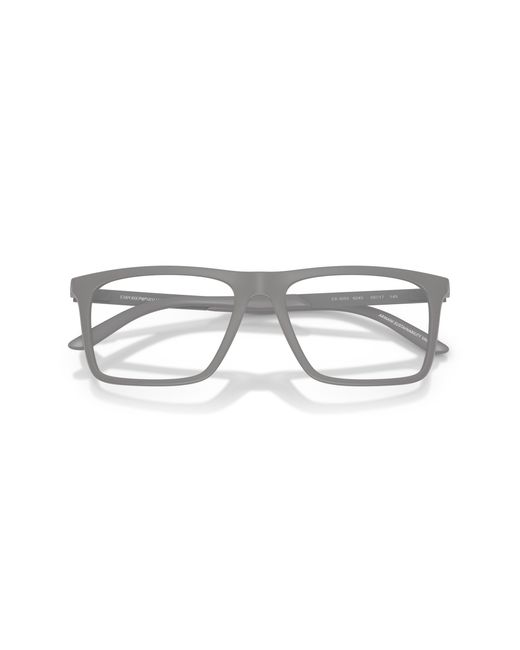 Emporio Armani Black Ea3253 6245 Optical Frames Injected Squared Normal for men