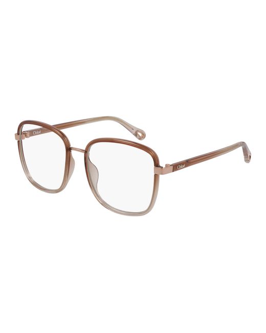 Chloé Black Ch0034O 001 Optical Frames Injected Transparent Squared