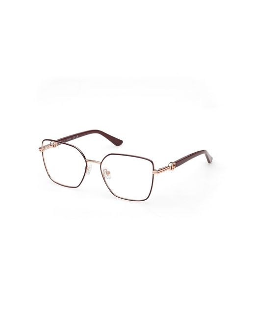 Guess Black Gu50313 069 Optical Frames Metal Squared Normal
