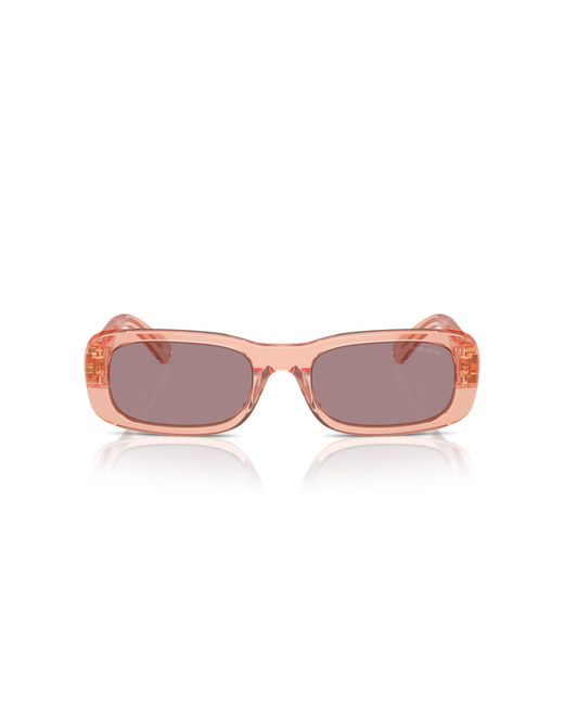 Miu Miu Black Mu 08Zs 13T06I Sunglasses Acetate Squared Normal