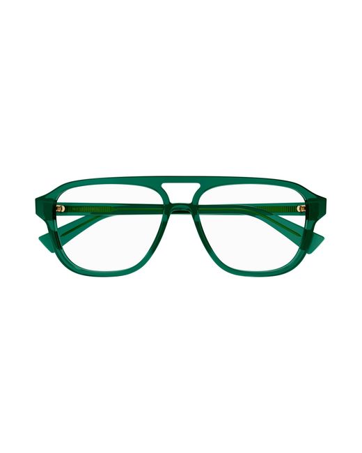 Bottega Veneta Black Bv1294O 003 Optical Frames Acetate Transparent Pilot for men