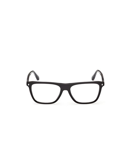 Web Black We5475 005 Optical Frames Acetate Squared Normal for men
