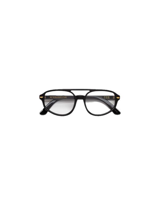 Retrosuperfuture Black 0Sg Numero 153 Optical Frames Acetate Pilot