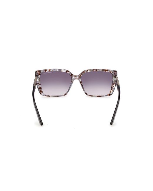 Guess Black Gm00035 20B Sunglasses Acetate Smoke Squared Normal