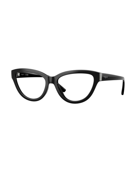 Vogue Eyewear Black Vo5610B W44 Optical Frames Nylon Cat Eye Normal