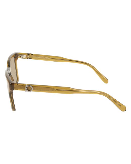 Ferragamo Black Sf2086Se 259 Sunglasses Acetate Squared Normal for men