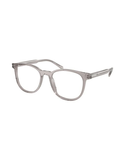 Prada Black Pr A15V 10J1O1 Optical Frames Acetate Transparent Pantos Normal for men