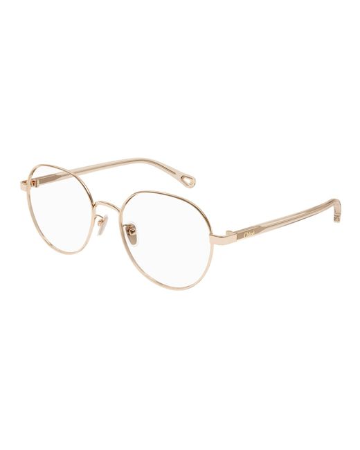 Chloé Black Ch0246Oa 002 Optical Frames Metal Transparent Round