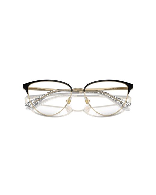 Jimmy Choo Black Jc2002 3015 Optical Frames Metal Cat Eye