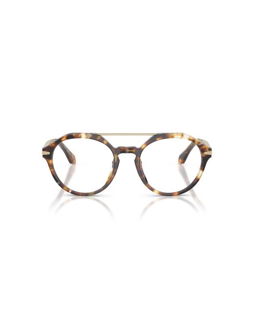 Giorgio Armani Black Ar7278U 6232 Optical Frames Acetate Round Normal for men