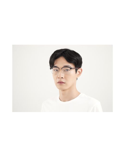 Gucci Black Gg0934Oa 001 Optical Frames Metal Squared for men