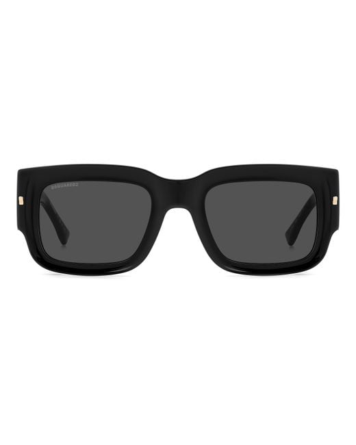 DSquared² Black D2 0089/S 2M2/Ir Sunglasses Plastic Geometric for men