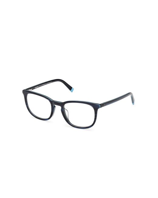 Timberland Black Tb50096-H 064 Optical Frames Acetate Round Normal for men