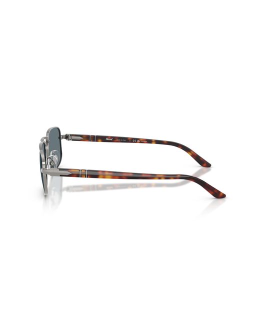 Persol Black Po1027S 513/3R Sunglasses Metal Pillow Polarized