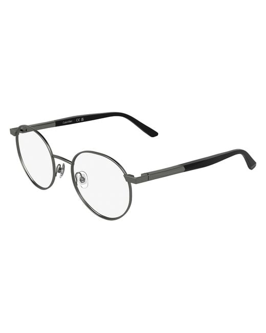 Calvin Klein Black Ck25112 070 Optical Frames Metal Round Normal