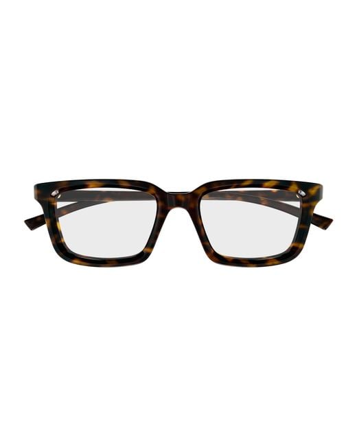 Gucci Black Gg1947O 006 Optical Frames Acetate Transparent Squared for men
