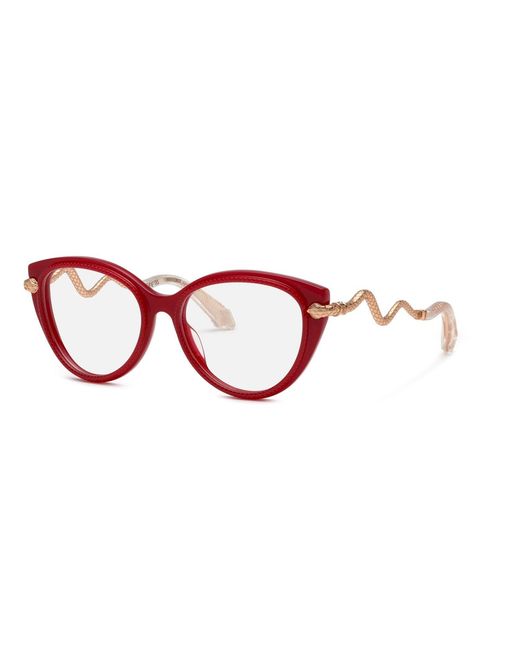 Roberto Cavalli Black Vrc105 09Ez Optical Frames Acetate Butterfly