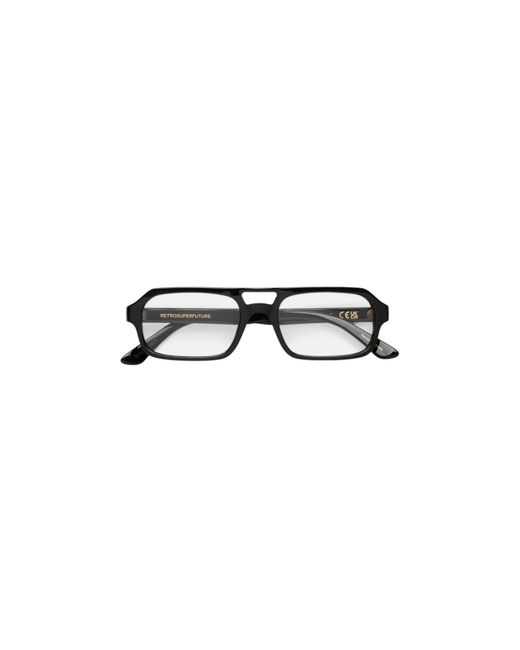 Retrosuperfuture Black 3Ha Numero 128 Optical Frames Acetate