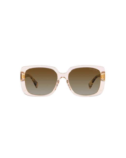 Ralph Lauren Black Ra5298U 6072T5 Sunglasses Acetate Squared Polarized Shaded