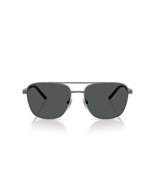 Ralph Lauren Black Rl7091 947987 Sunglasses Steel Pilot Normal for men