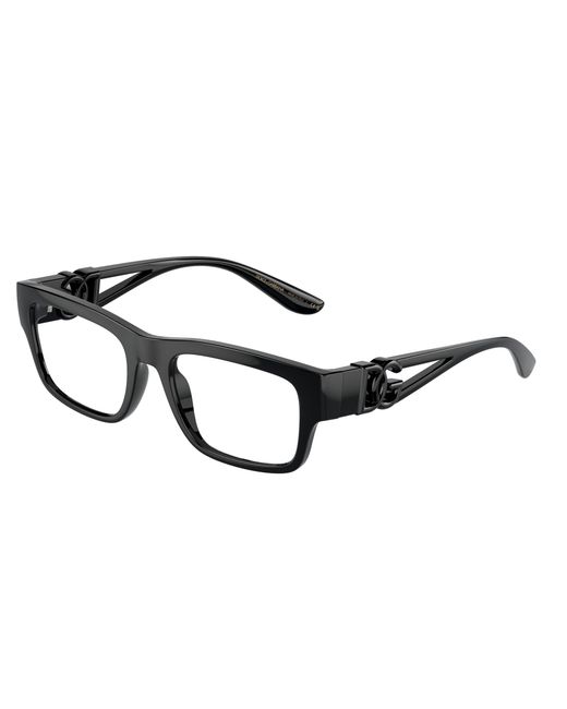 Dolce & Gabbana Black Dg5110 501 Optical Frames Injected Transparent Squared Normal