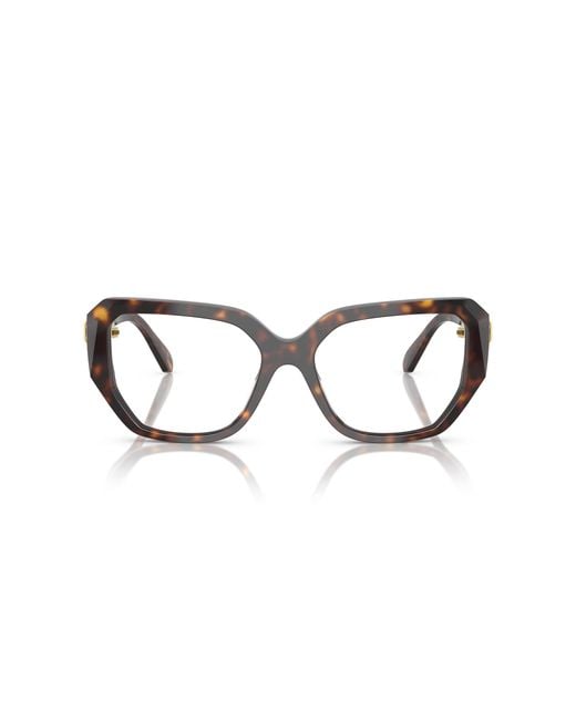 Swarovski Black Sk2035 1002 Optical Frames Acetate Geometric Normal