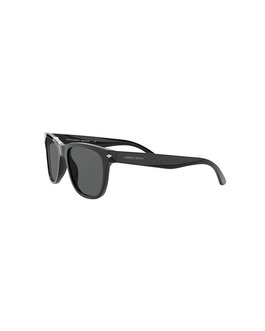 Giorgio Armani Black Ar8133 500187 Sunglasses Plastic Squared for men