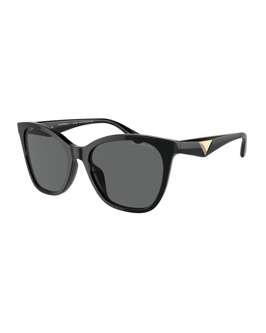 Emporio Armani Black Ea4222U 501787 Sunglasses Acetate Butterfly Normal