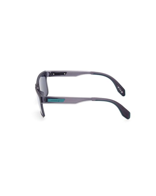 Adidas Black Or0067 20Q Sunglasses Injected Squared Normal Mirror for men