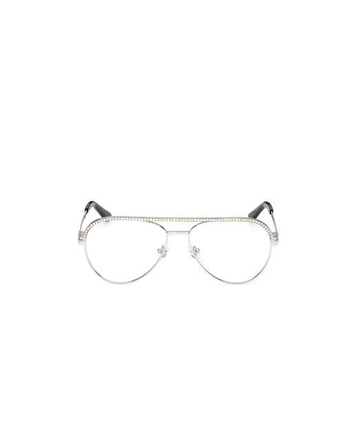 Guess Black Gu50321 010 Optical Frames Metal Pilot Normal