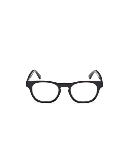 Web Black We5468 001 Optical Frames Acetate Round Normal for men
