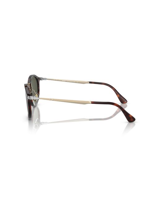 Persol Black Po3166S 24/31 Sunglasses Plastic Pantos Normal for men