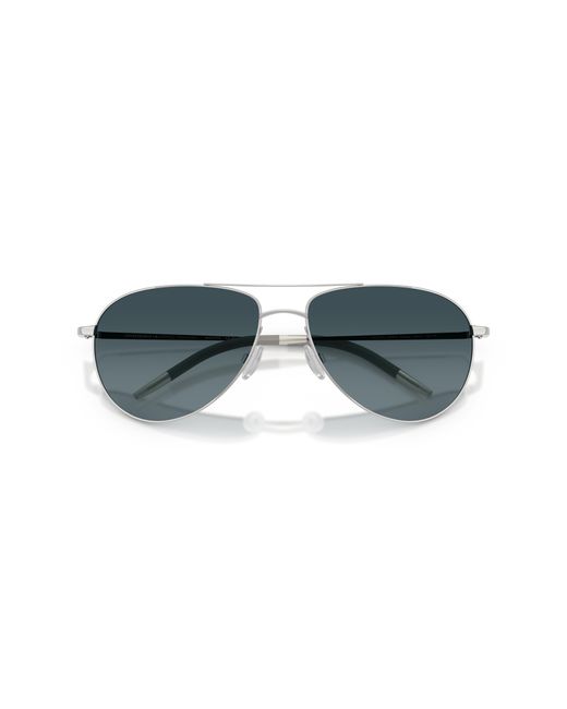 Oliver Peoples Black Ov1002S Benedict 5036S3 Sunglasses Metal Pilot Polarized Nuanced for men