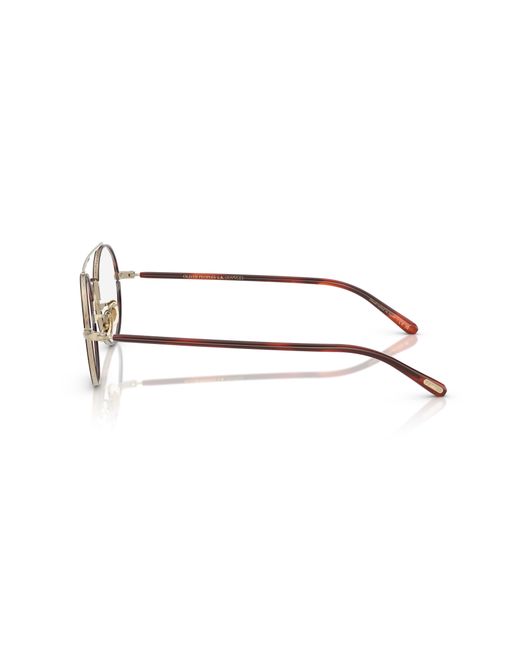 Oliver Peoples Black Ov1355T Etlin 5035 Optical Frames Titanium Transparent Round Normal