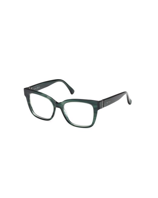 Max Mara Black Mm5206 098 Optical Frames Acetate Squared Normal