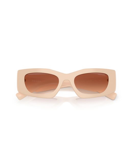 Prada Black Pr D03Sd 25B50L Sunglasses Acetate Squared Normal Nuanced