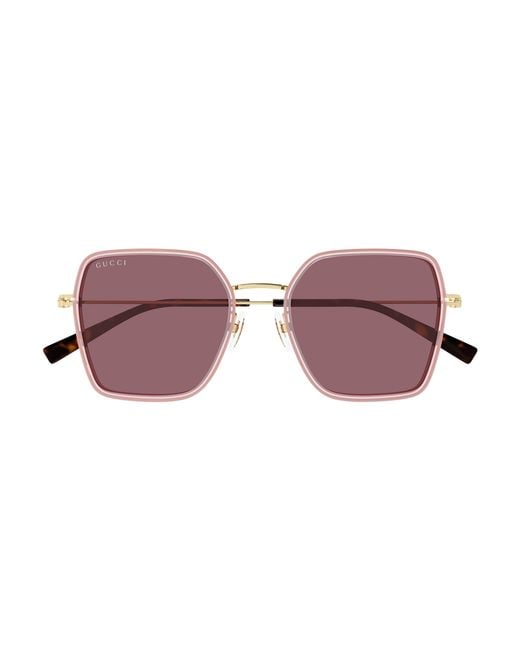 Gucci Black Gg1850Sa 004 Sunglasses Injected Squared