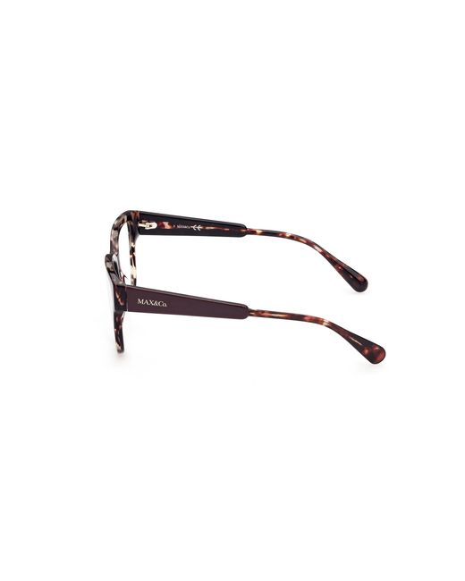 MAX&Co. Black Mo5048 052 Optical Frames Acetate Squared Normal