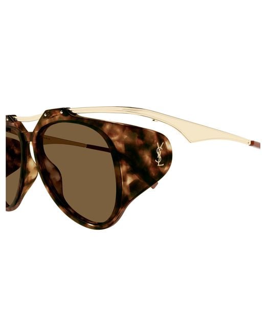 Saint Laurent Black Sl M137 Amelia 002 Sunglasses Bio-Injected Pilot