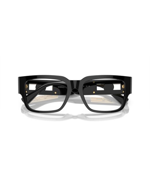 Versace Black Ve3350 Gb1 Optical Frames Acetate Transparent Squared Normal for men