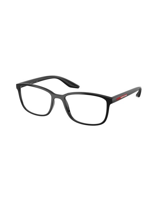 Prada Linea Rossa Black Ps 07Rv 1Ab1O1 Optical Frames Injected Pillow Normal for men