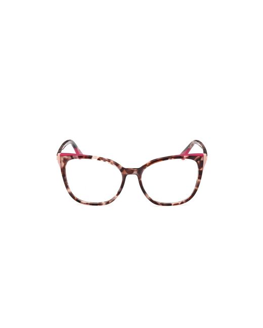 Guess Black Gm0390 074 Optical Frames Acetate Cat Eye Normal