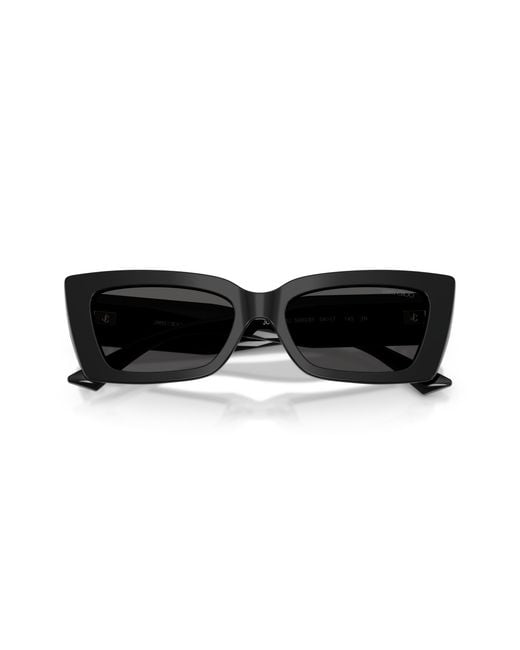 Jimmy Choo Black Jc5037Bu 500087 Sunglasses Acetate Cat Eye Normal