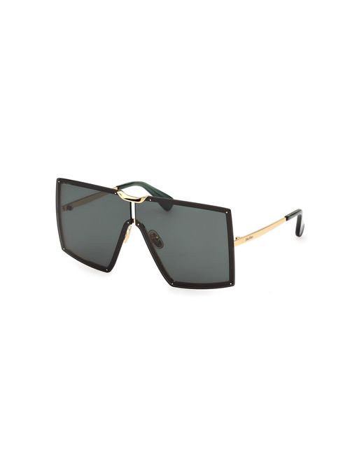 Max Mara Black Mm0117 Miller 30N Sunglasses Metal Mask Normal