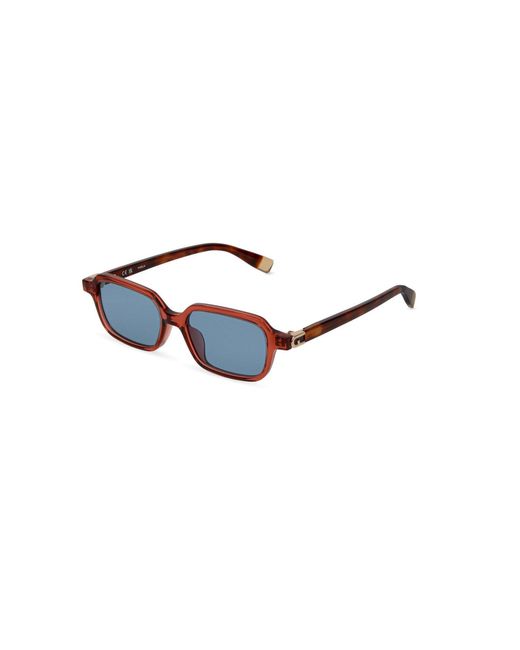 Furla Blue Sfu971 096U Sunglasses Acetate Squared Normal