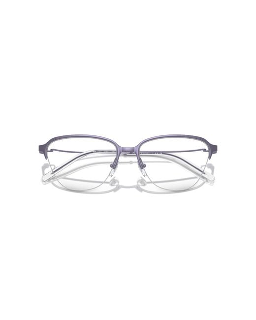 Emporio Armani Black Ea1161 3383 Optical Frames Metal Transparent Geometric Normal